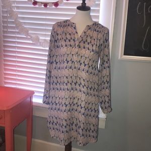 Geometric Shirt Dress